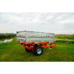 Remorque Basculante Boxer HT12 – Hydraulique, 150×90 cm, Côtés Rabattables – Image 3