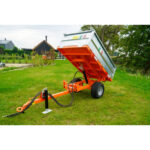 Remorque Basculante Boxer HT12 – Hydraulique, 150×90 cm, Côtés Rabattables – Image 4